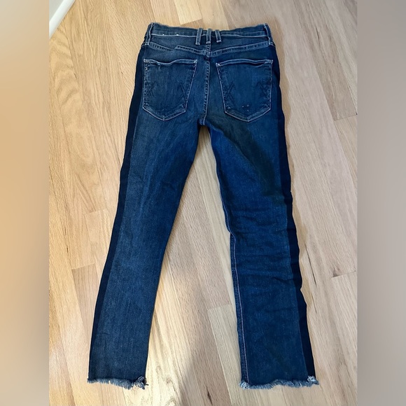 MCGUIRE DENIM | Two Tone | Raw Hem | Crop | Cropped Jeans | 27 | Style 185A - Picture 5 of 7
